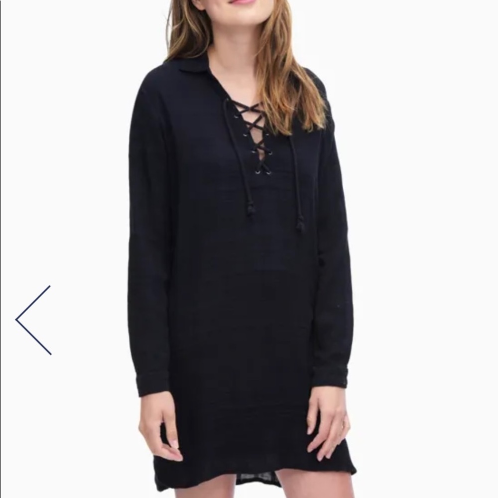 NWT! Splendid “Sandbar Stripe” navy dress cover up